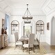 preview thumbnail 17 of 29, Acroma 15-light Farmhouse Black Tiered Chandelier for Dining Room - 27.5 inches