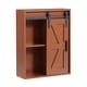 Bathroom Wall Cabinet With Sliding Door Multi-functional Storage Cabinet Wall Mounted For ...
