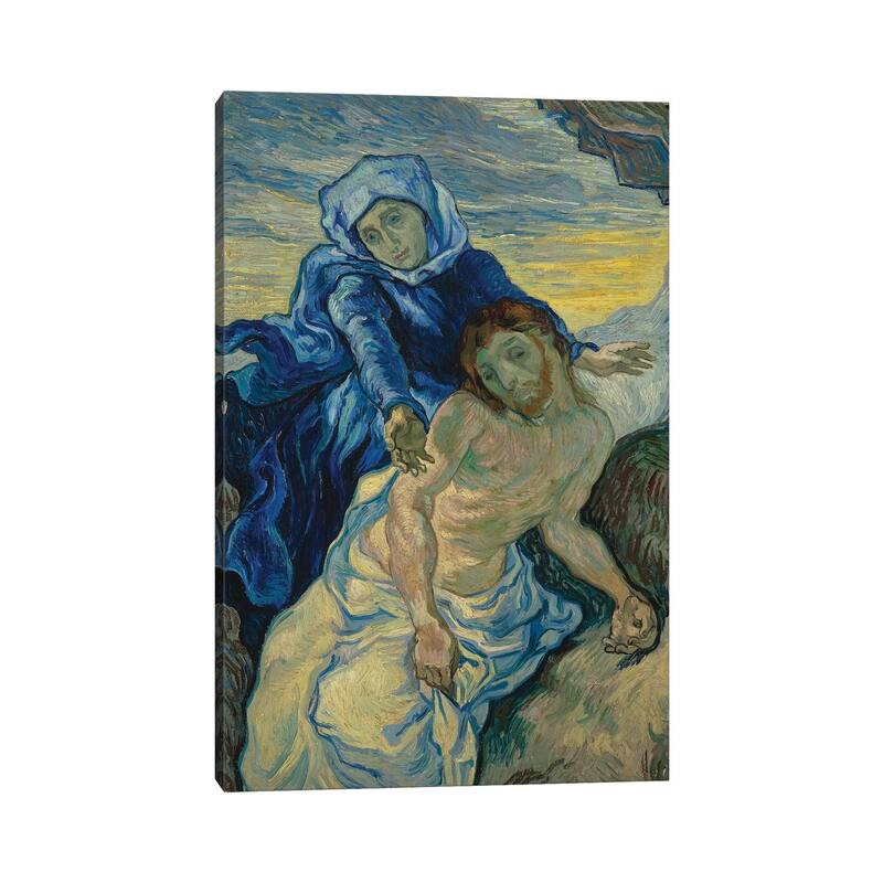 iCanvas "Pieta, 1890" by Vincent van Gogh Canvas Print