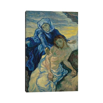 iCanvas "Pieta, 1890" by Vincent van Gogh Canvas Print
