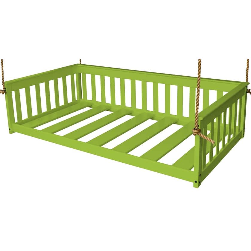 Pine Twin Size Mission-Style Daybed with Rope