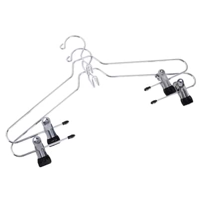 Organize It All 2 Pack Metal Hangers with Clips