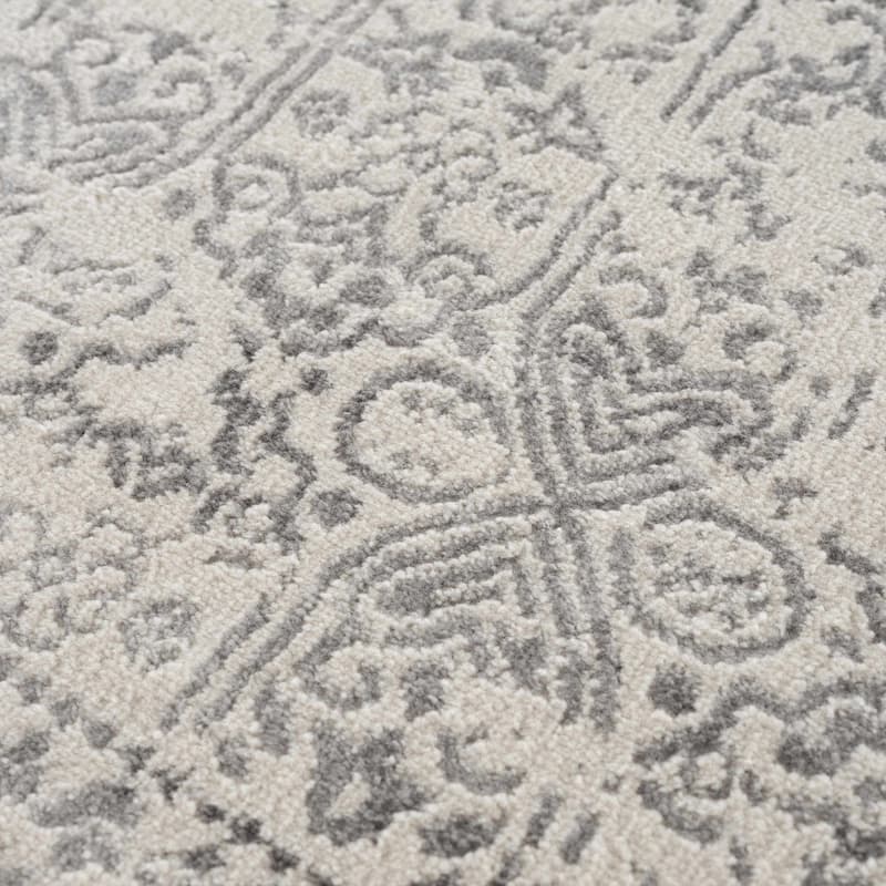 Hauteloom Michie Living Room, Bedroom Area Rug - Cream, Gray, Light Slate - 11'10" x 15'