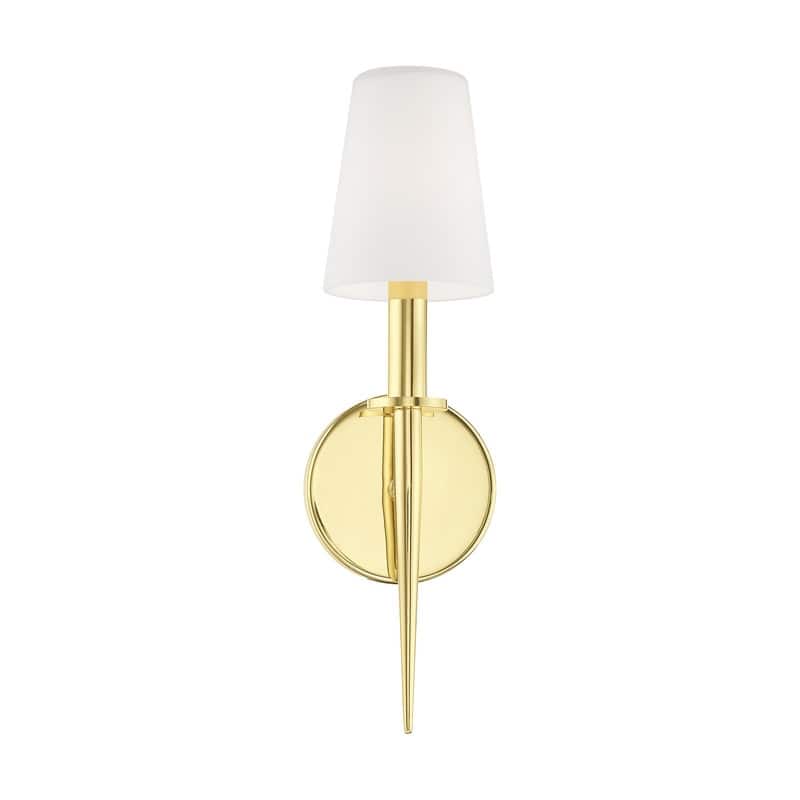Livex Lighting 1-light Wall Sconce, 41692-02 - 4.25" W X 14.5" H X 3.95" EXT