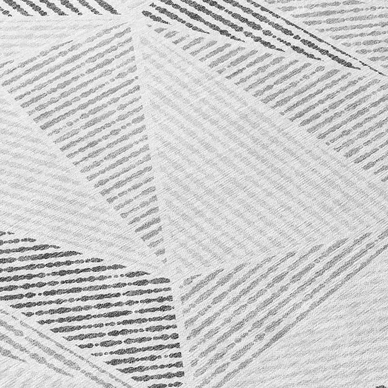 Machine Washable Indoor/ Outdoor Chantille Geometric Mosaic Rug