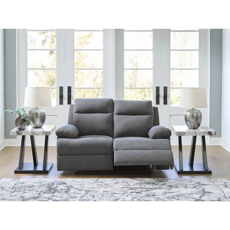 Signature Design by Ashley Yarrow Lane Reclining Loveseat - 64"W x 40"D x 40"H