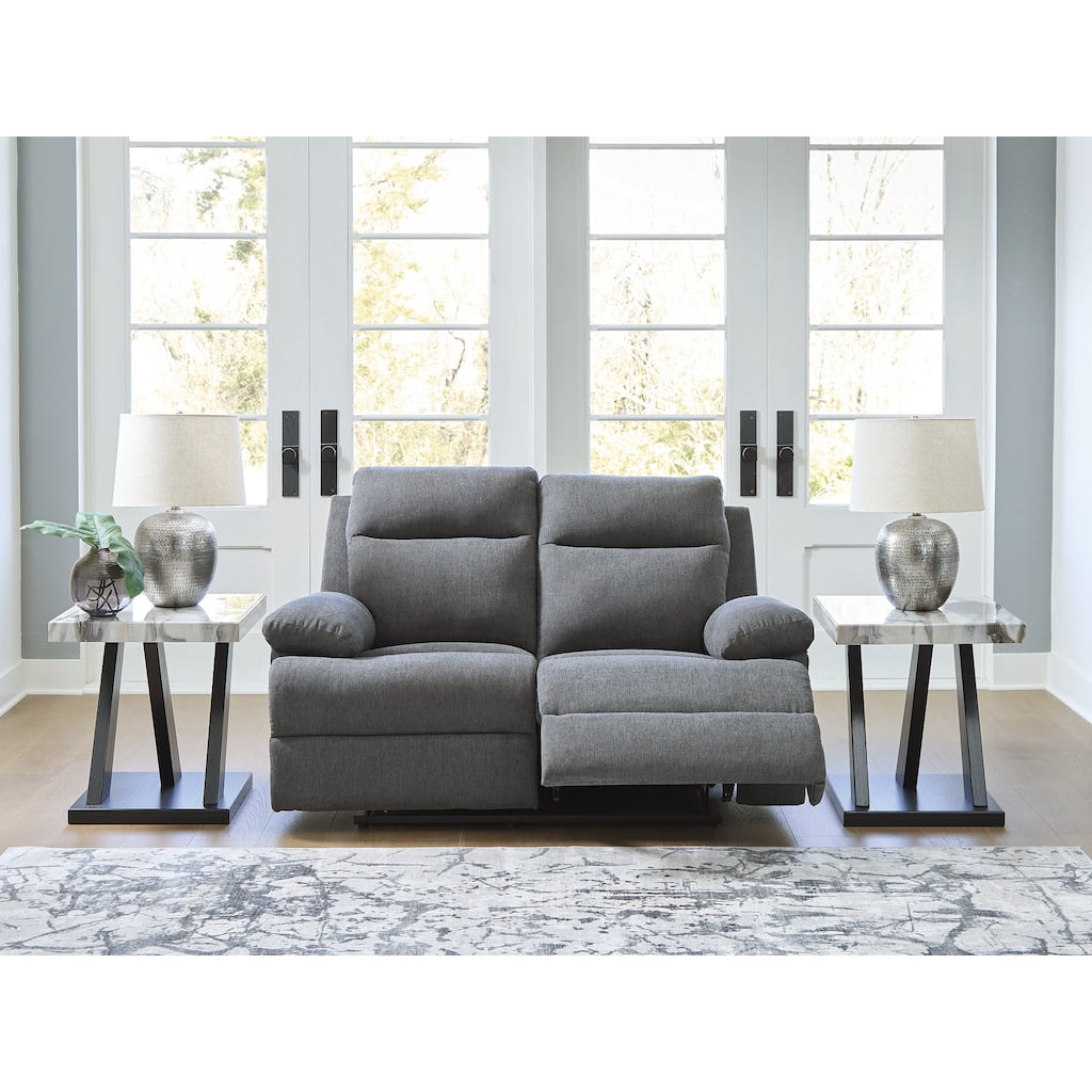 Signature Design by Ashley Yarrow Lane Reclining Loveseat - 64"W x 40"D x 40"H