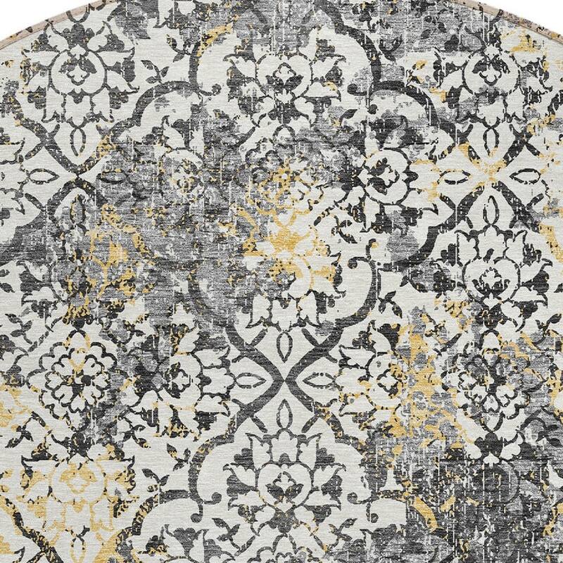 HomeRoots Floral Transitional Rectangle Outdoor Rug