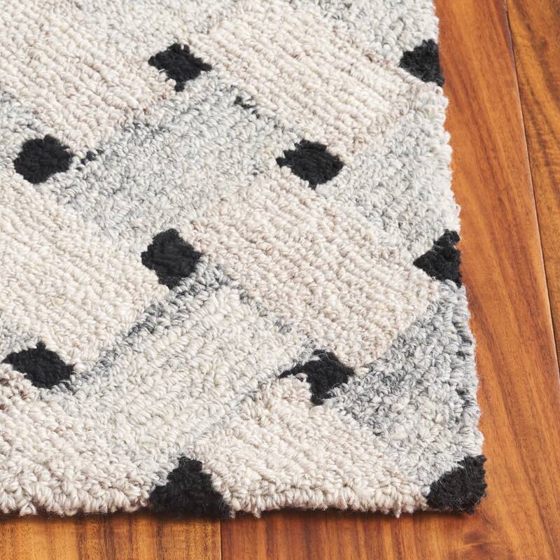 SAFAVIEH Handmade Genre Sakura Mid-Century Modern Wool Rug