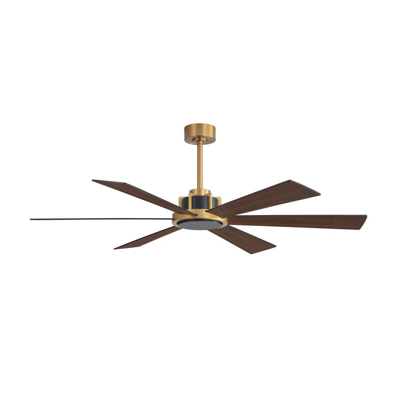 MLiAN Ceiling Fan 60inch Playwood Blades Remote Control 6-Speed DC - 60''