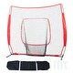 preview thumbnail 1 of 19, 7x7 ft Baseball Softball Practice Net with Carry Bag and Strike Zone No holes