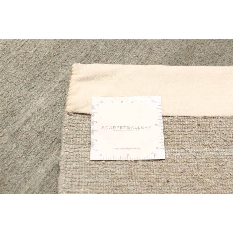 ECARPETGALLERY Hand-knotted Opulence Grey Wool Rug - 3'1 x 11'7