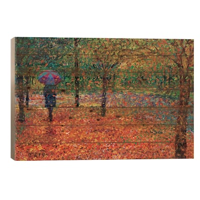Layla Print On Wood by Iris Scott - Multi-Color