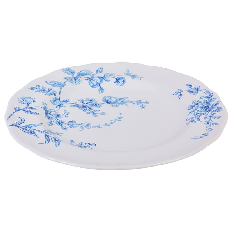 Bellamy Blue Porcelain 12 Pc Dinnerware Set