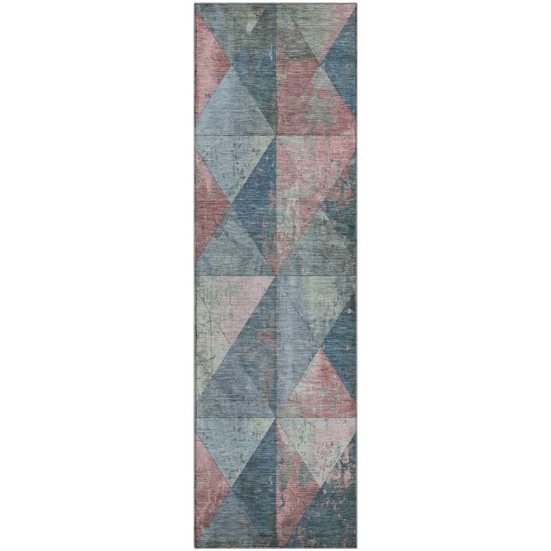 Premium Washable Super Soft Diamond Mosaic Mayfield Rug