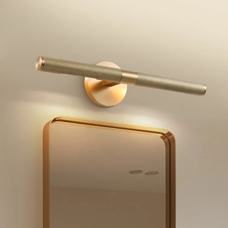KAYLA Modern Wall Sconces, Brass Wall Mounted Lights, Bathroom Wall Picture Light for Living Room, Indoor Sconce Lighting