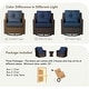preview thumbnail 36 of 105, Murphy Outdoor Wicker Patio Outdoor Sofa Swivel Chair Coffee Table