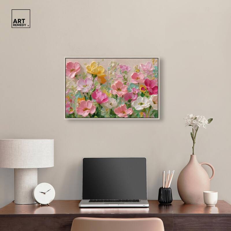 Expressed in Petals I Canvas by Art Remedy
