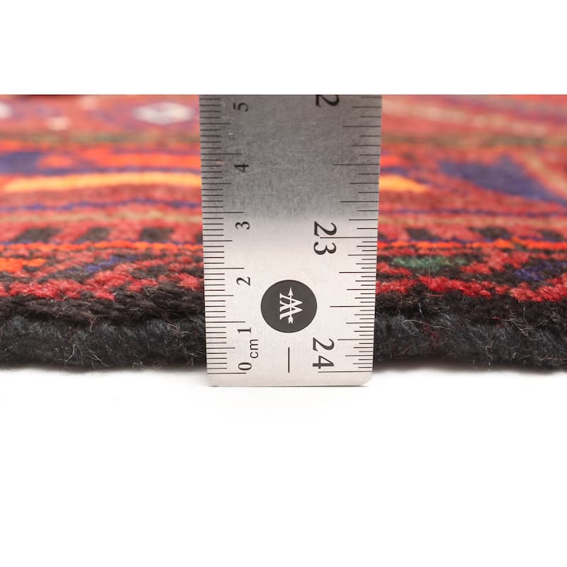 ECARPETGALLERY Hand-knotted Andelz Red Wool Rug - 4'2 x 6'4