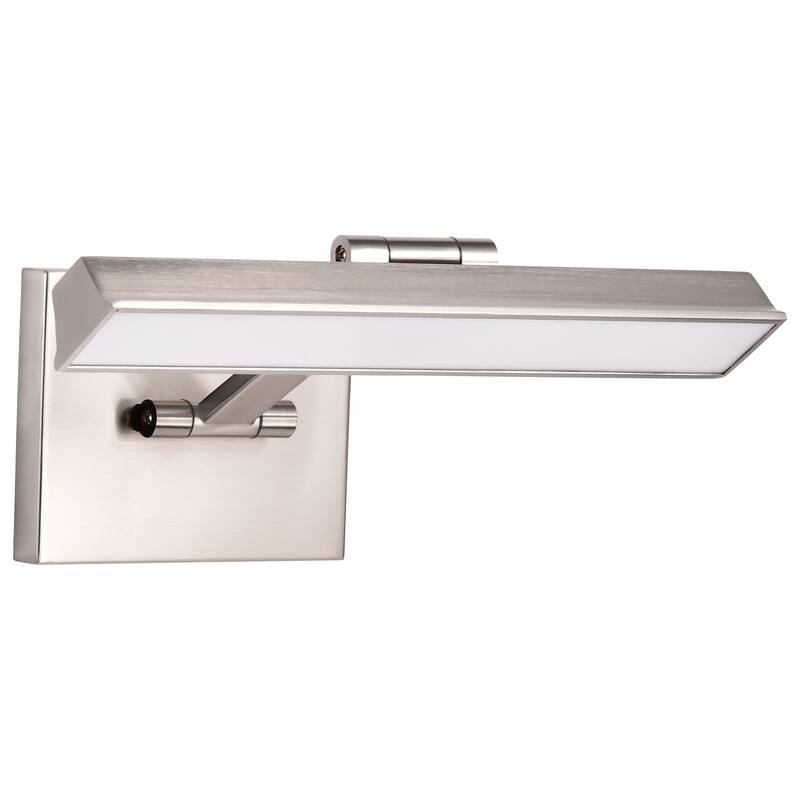 Hazel 1 Foot LED Picture Light 3 CCT Selectable Brushed Nickel Finish Acrylic Lens - Brushed Nickel