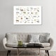 preview thumbnail 8 of 6, iCanvas "Safari Alphabet Nursery Decor" by PaperPaintPixels Canvas Print 32x48x1.5