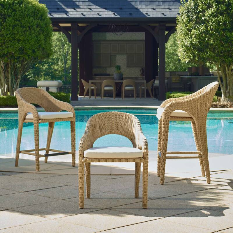 Uttermost Kavali Outdoor Wicker Stool