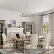 preview thumbnail 11 of 16, Modern Farmhouse Candle Chandelier 6-light Round Wagon Wheel Wood Dining Room Ceiling Light