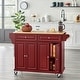 preview thumbnail 13 of 35, Simple Living Georgia Kitchen Cart