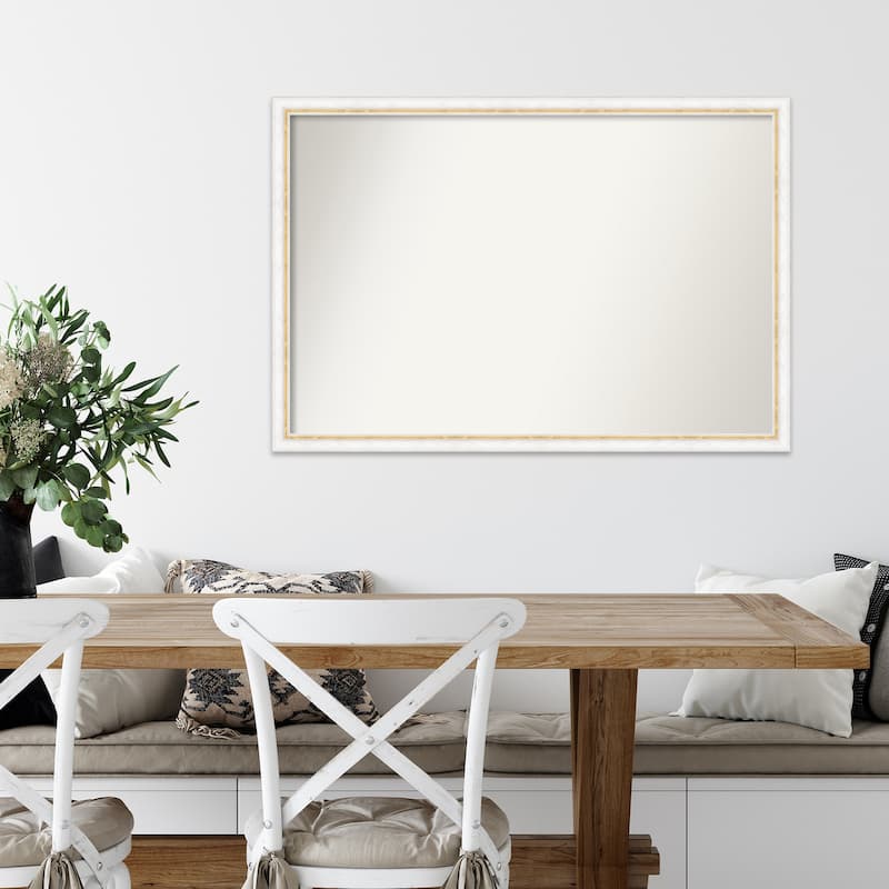 Morgan Non-Beveled Wood Framed Wall Mirror