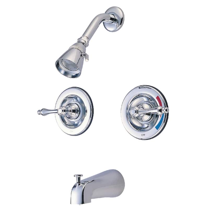 Vintage Pressure Balanced Two-Handle Tub and Shower Faucet