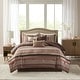 preview thumbnail 1 of 13, Madison Park Princeton 7 Piece Jacquard Comforter Set Red - California King