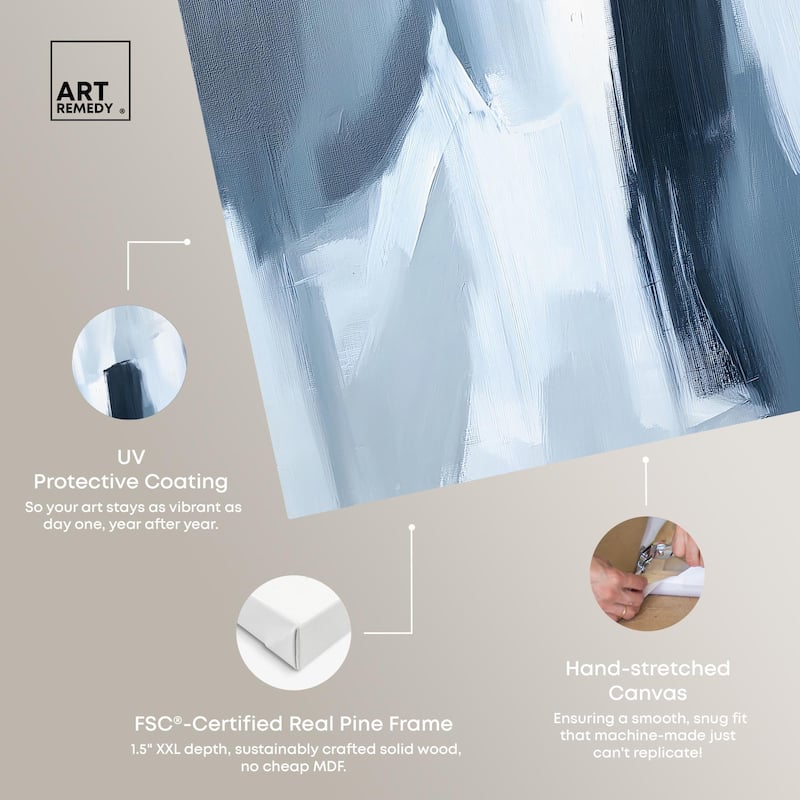 Contained Gesture II Canvas by Art Remedy, Gallery Wrapped