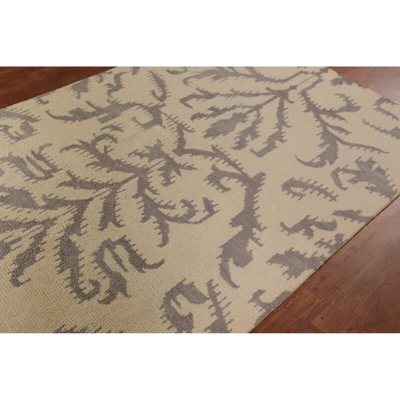 Moroccan Oriental Area Rug Handmade Wool Carpet - 5'1" x 7'11"
