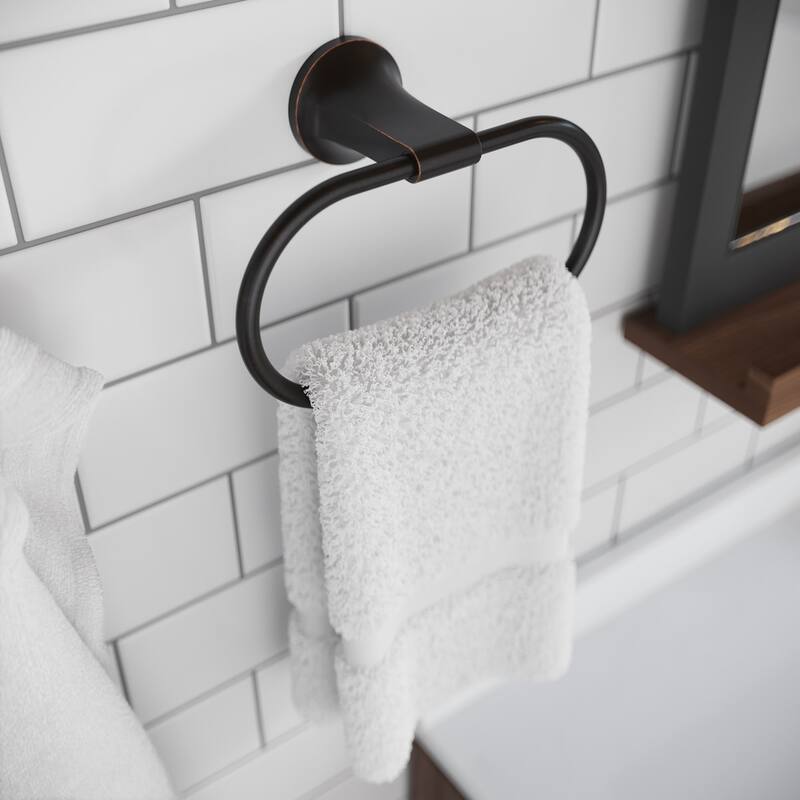 Pfister BRB-PFM0 Pfirst Modern 8-3/16" Wall Mounted Towel Ring
