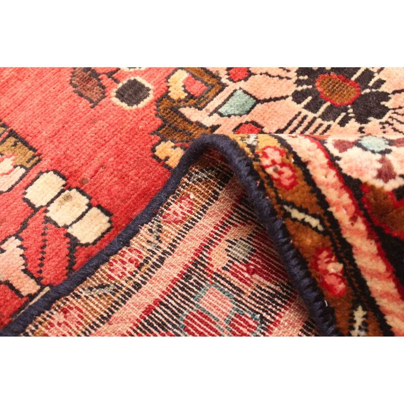 ECARPETGALLERY Hand-knotted Anadol Red Wool Rug - 3'7 x 4'11