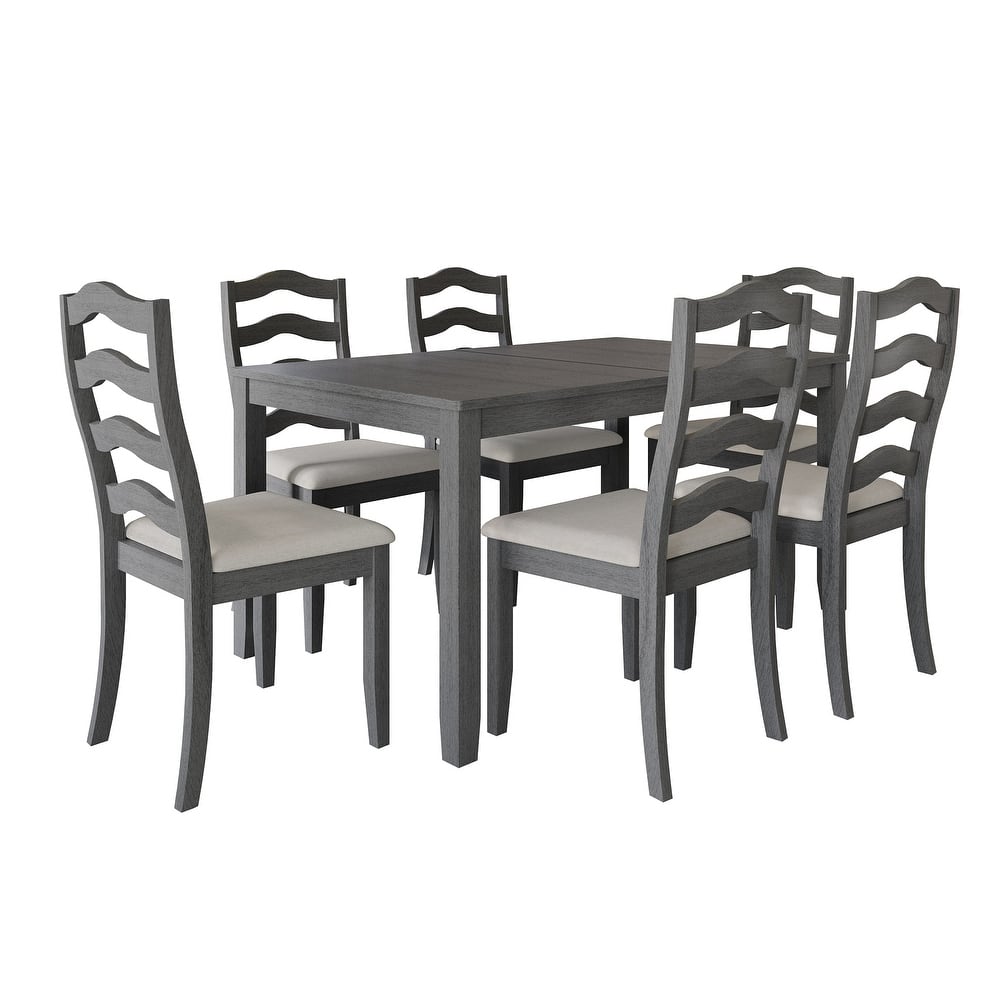 CraftPorch Sophistique 7-piece Wooden Dining Set