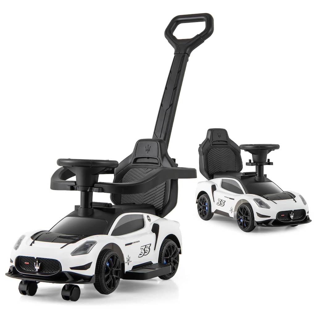 Costway 3-in-1 Ride on Push Car Maserati Licensed Foot to Floor Kids - See Details