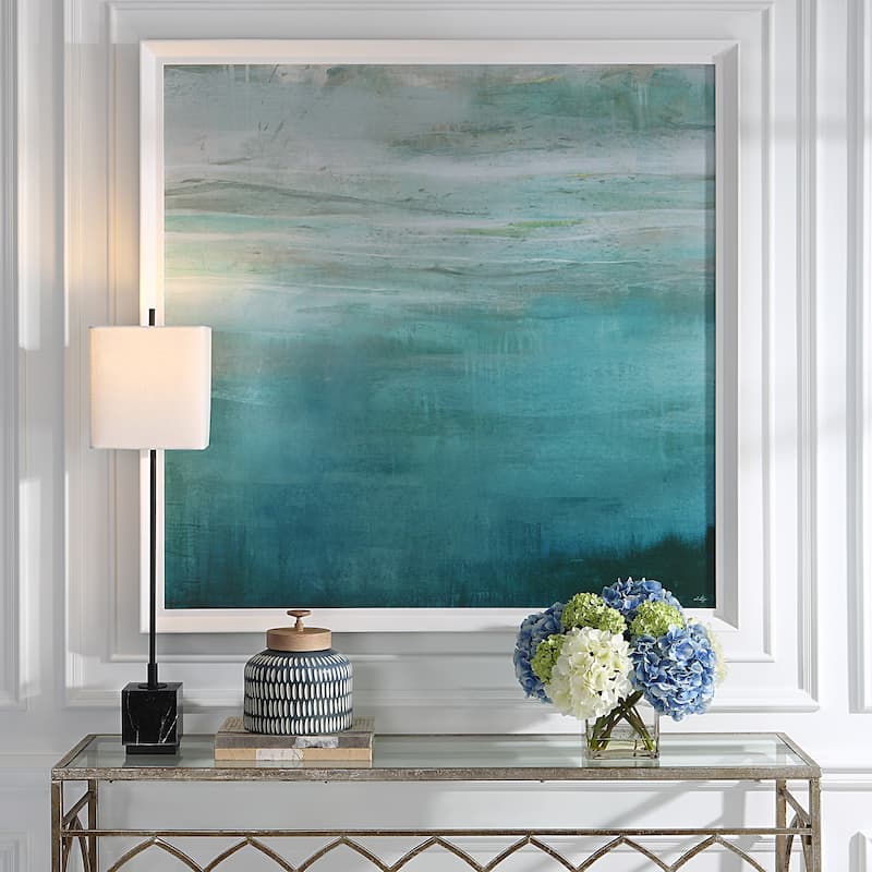 Uttermost Cancun Teal Framed Print - 51.375"x51.375"x2"