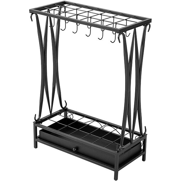 umbrella stand with drip tray