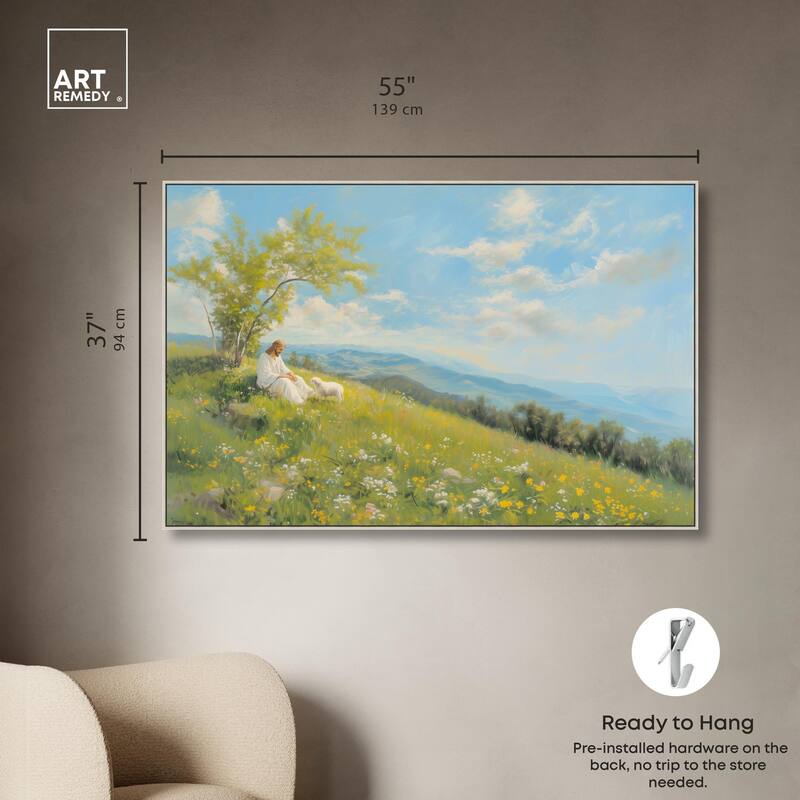 Pastoral Peace I Canvas by Art Remedy