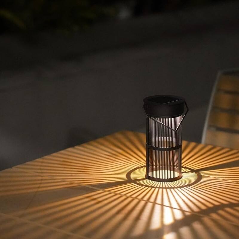2 Pack Solar Lantern Lights, Decoration Ambient Lamp