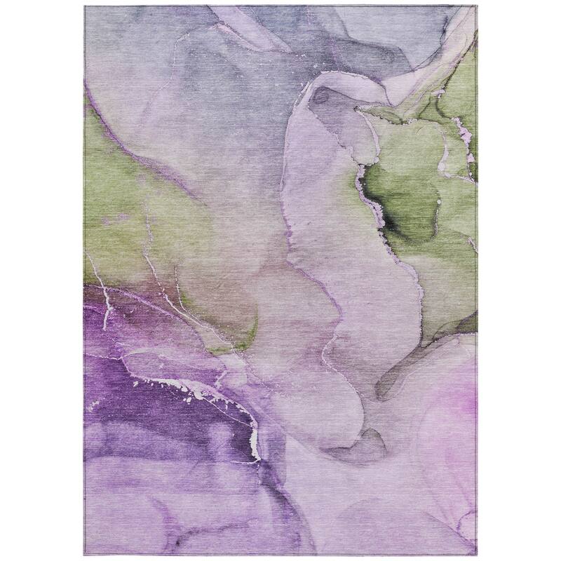 Almisi Contemporary Abstract Weather Resistant Classic Meets Modern Outdoor Rug