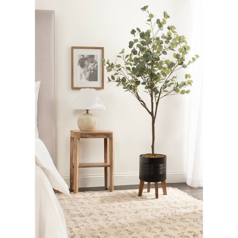 Kate and Laurel Eudora Faux Eucalyptus Tree