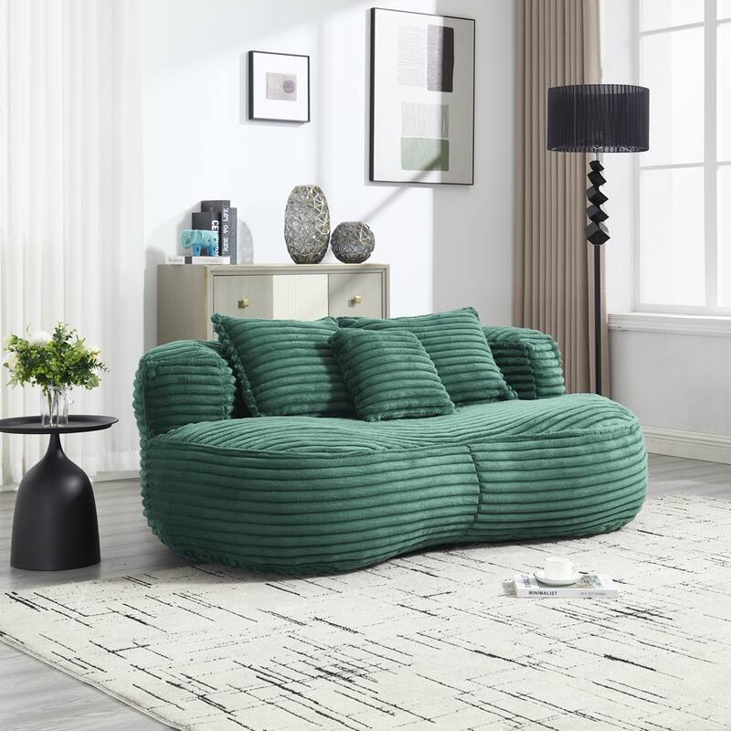 Comfort Lounger High Back Bean Bag Chair