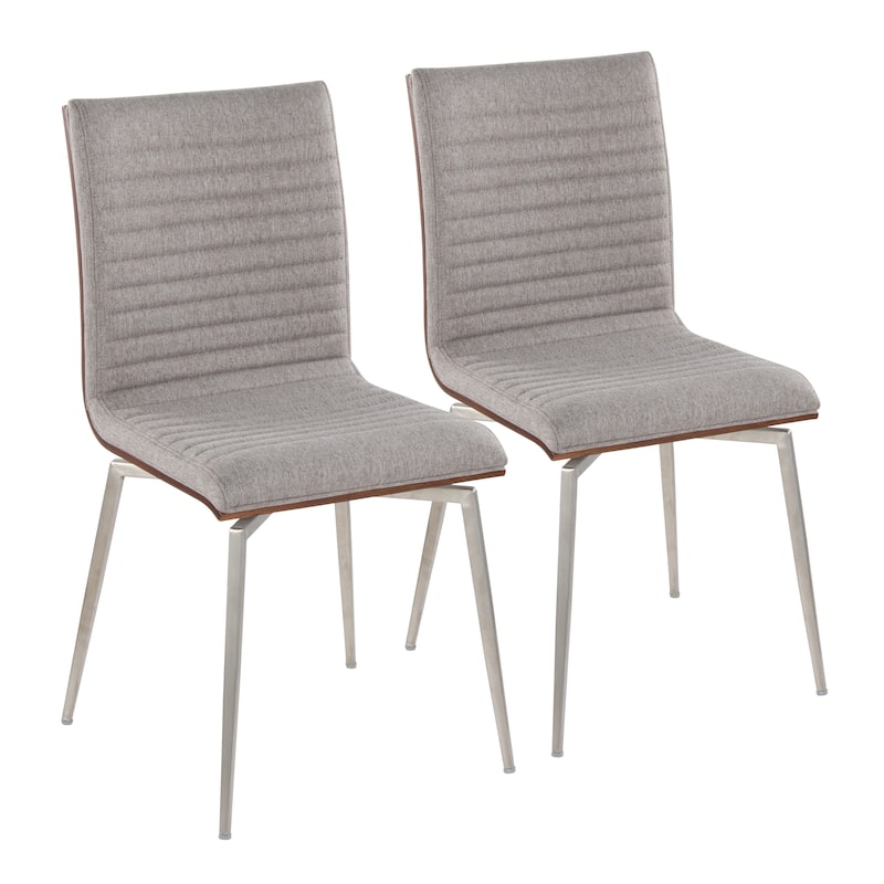 Strick & Bolton Tyra Dining Chair with Swivel (Set of 2)