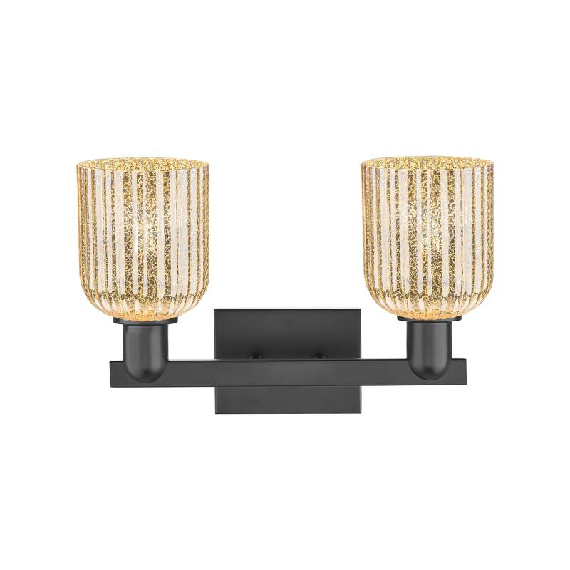 Innovations Lighting Downtown Urban - Bridal Veil - 2 Light 16" Bath Vanity Ligh