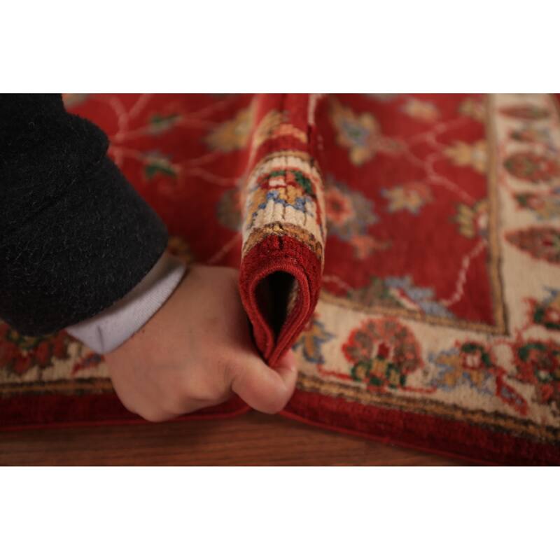 Floral Kazak Foyer Rug Handmade Red Oriental Wool Carpet - 2'0" x 3'0"