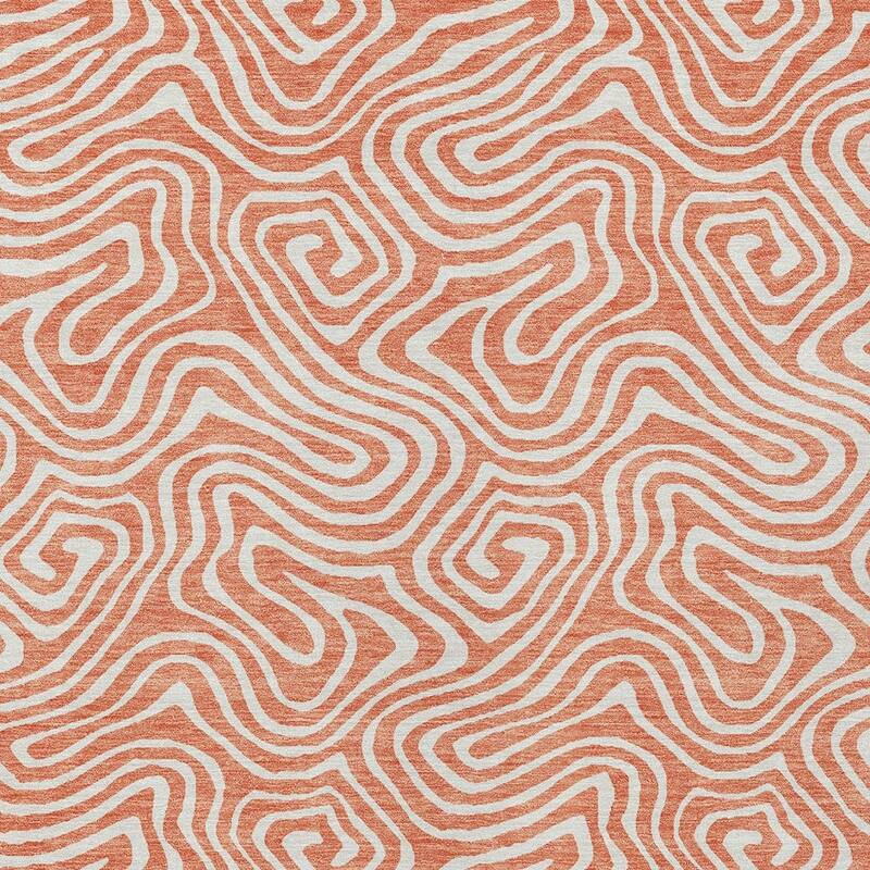 HomeRoots Abstract Transitional Rectangle Outdoor Rug