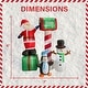 preview thumbnail 3 of 3, Fraser Hill Farm Welcome Christmas Mailbox with Christmas inflatables