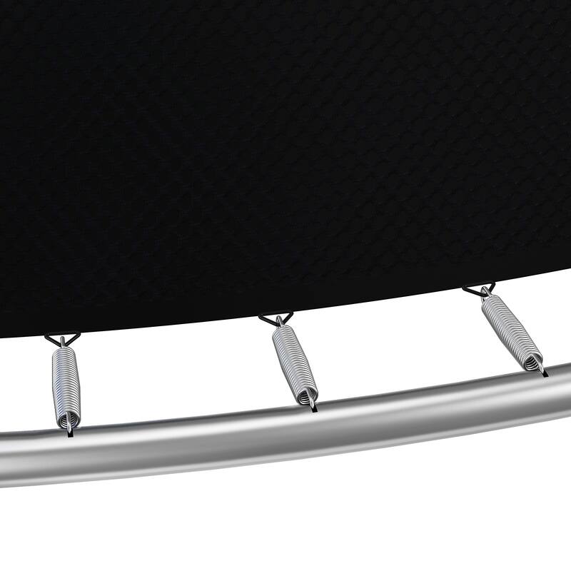 14FT ASTM Approved Trampoline with Slide Swings Basketball Hoop Ladder Net for Kids Adults